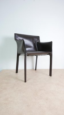 Cocoa Saddle Leather Chair by Matteo Grassi, Italy, 1970s-KK-1132112