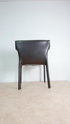 Cocoa Saddle Leather Chair by Matteo Grassi, Italy, 1970s-KK-1132112