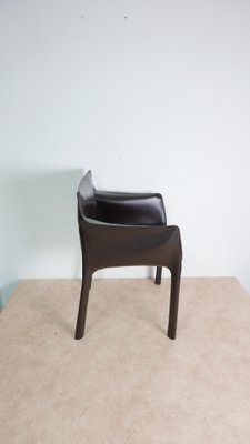 Cocoa Saddle Leather Chair by Matteo Grassi, Italy, 1970s-KK-1132112