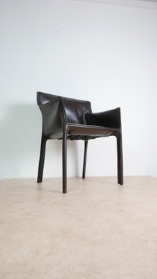 Cocoa Saddle Leather Chair by Matteo Grassi, Italy, 1970s-KK-1132112