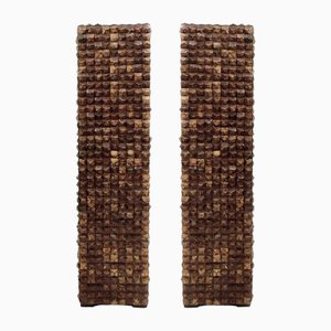 Coconut Mosaic Shell Plant Holders, Set of 2-NYF-2019248