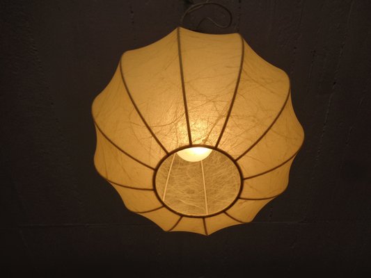 Cocoon Pendant Lamp from Friedel Wauer for Goldkant, Germany, 1960s-RDW-1822471