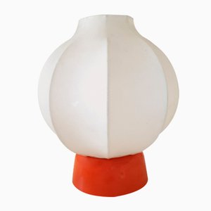 Cocoon Table Lamp with Orange Base, 1970s-QDP-833954