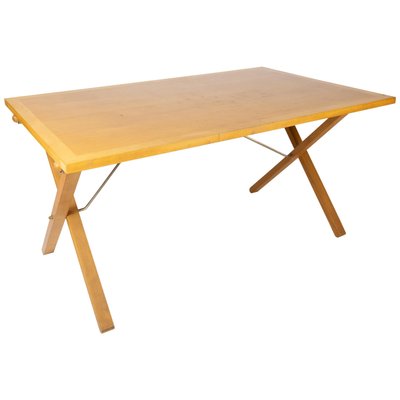 Coffee / Dining Table in Light Wood by Mogens Koch, 1960s-UY-911713