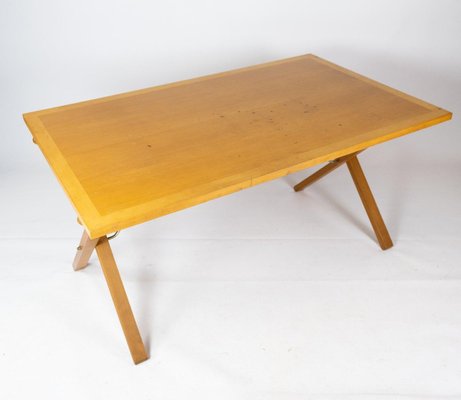 Coffee / Dining Table in Light Wood by Mogens Koch, 1960s-UY-911713