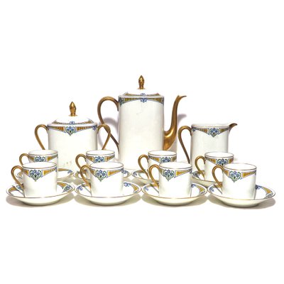 Coffee Limoges Service, Set of 21-YNQ-906100