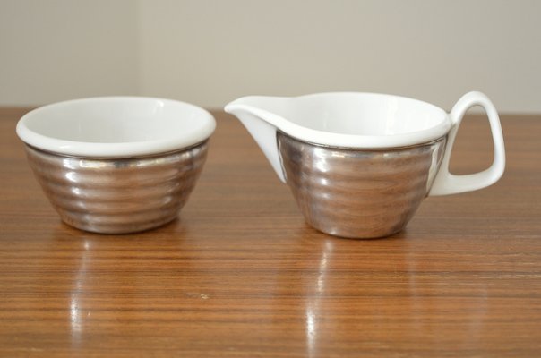 Coffee Set by Kurt Radtke for WMF, 1950s, Set of 3-OV-1820887