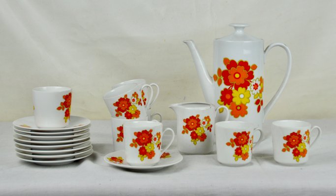 Coffee Set from Bavaria Seltmann Weiden, 1960s, Set of 17-ROJ-609243