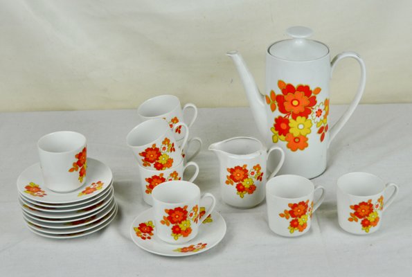 Coffee Set from Bavaria Seltmann Weiden, 1960s, Set of 17-ROJ-609243