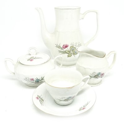 Coffee Set from Porcelain Factory Bogucice, Poland, 1960s, Set of 15-BKO-1451510