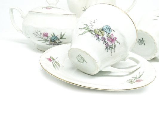 Coffee Set from Porcelain Factory Bogucice, Poland, 1960s, Set of 15-BKO-1451510