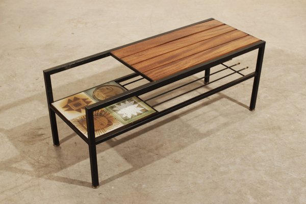 Coffee Table by Robert & Jean Cloutier, France, 1950s-WEQ-1150775