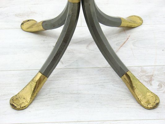 Coffee Table in Brass and Iron by Manfred Bredohl, Germany, 1980s-WVA-1802381