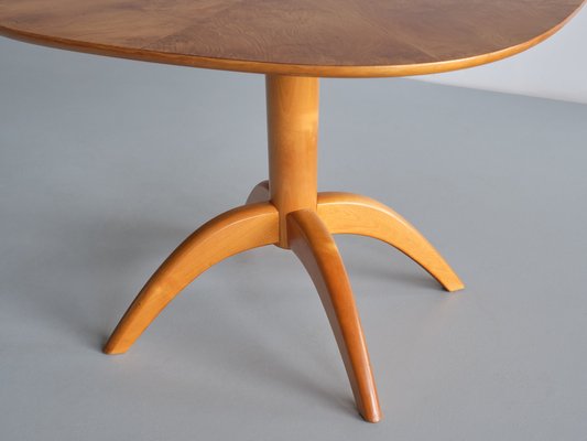 Coffee Table in Burl Wood by Bertil Söderberg for Svensk Hemslöjd, Sweden, 1930s-FMT-1748790