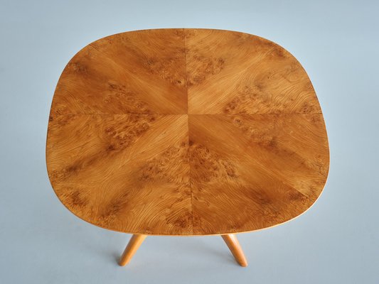 Coffee Table in Burl Wood by Bertil Söderberg for Svensk Hemslöjd, Sweden, 1930s-FMT-1748790