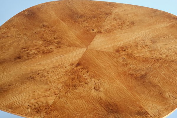 Coffee Table in Burl Wood by Bertil Söderberg for Svensk Hemslöjd, Sweden, 1930s-FMT-1748790