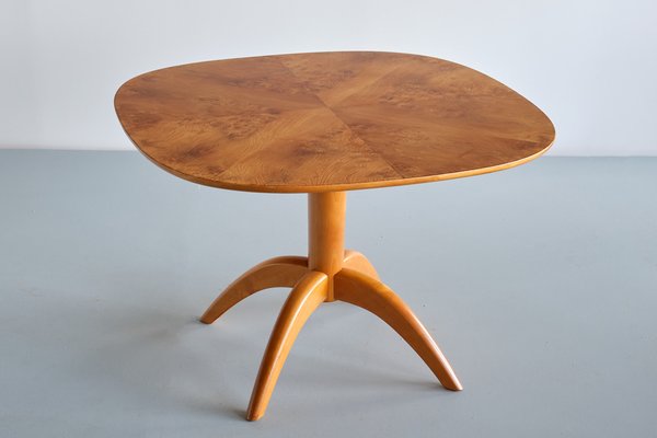 Coffee Table in Burl Wood by Bertil Söderberg for Svensk Hemslöjd, Sweden, 1930s-FMT-1748790