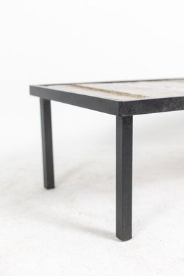 Coffee Table in Ceramic and Metal by Robert and Jean Cloutier, 1950s-CEJ-1229617