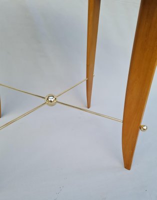 Coffee Table in Cherry and Bronze-AWH-1060188