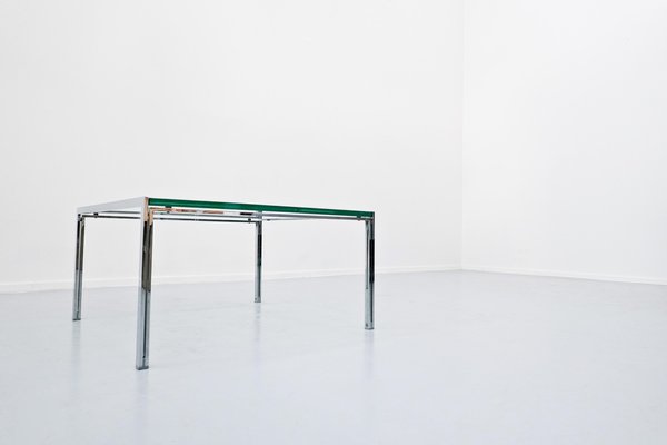 Coffee Table in Chrome and Glass, 1960s-FGA-923990