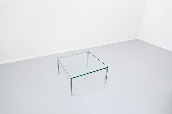 Coffee Table in Chrome and Glass, 1960s-FGA-923990