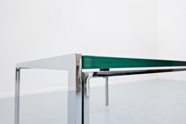 Coffee Table in Chrome and Glass, 1960s-FGA-923990