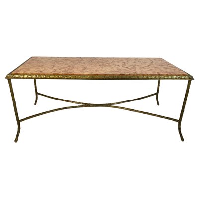 Coffee Table in Gilt Bronze by Maison Baguès, 1950s-NJJ-1820441