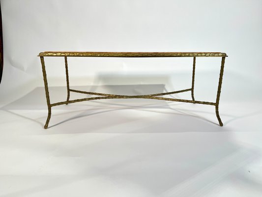 Coffee Table in Gilt Bronze by Maison Baguès, 1950s-NJJ-1820441