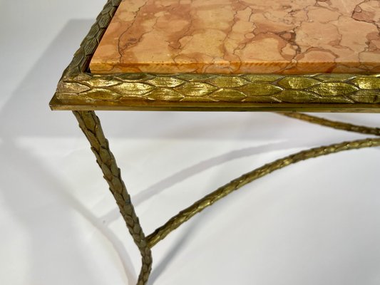 Coffee Table in Gilt Bronze by Maison Baguès, 1950s-NJJ-1820441