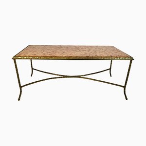 Coffee Table in Gilt Bronze by Maison Baguès, 1950s-NJJ-1820441