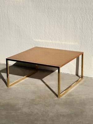 Coffee Table in Metal and Brass, 1970s-GTS-1824384