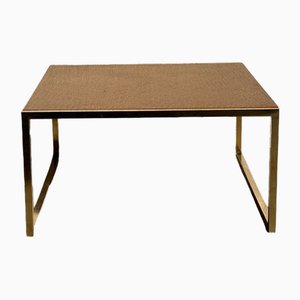 Coffee Table in Metal and Brass, 1970s-GTS-1824384