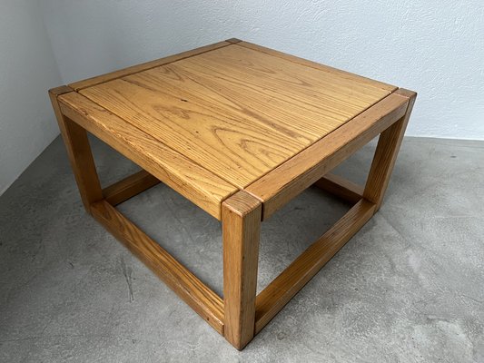 Coffee Table in Oak from Maison Regain, 1970s-WKI-1732282