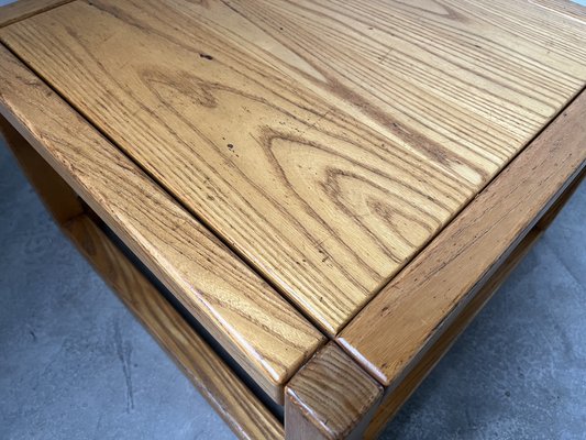 Coffee Table in Oak from Maison Regain, 1970s-WKI-1732282