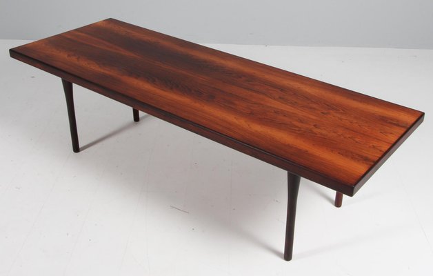 Coffee Table in Rosewood by Illum Wikkelsø, 1960s-HJB-1761242