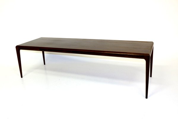 Coffee Table in Rosewood by Johannes Andersen for Silkeborg Møbelfabrik, Denmark, 1960s-GEK-919532