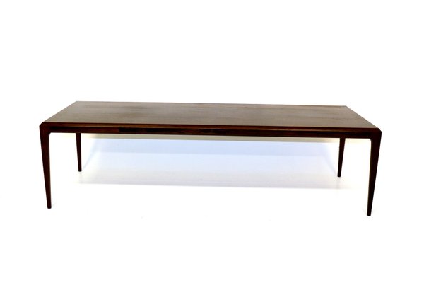 Coffee Table in Rosewood by Johannes Andersen for Silkeborg Møbelfabrik, Denmark, 1960s-GEK-919532