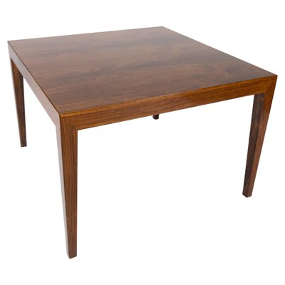 Coffee Table in Rosewood by Severin Hansen for Haslev Furniture, 1960s-UY-934846