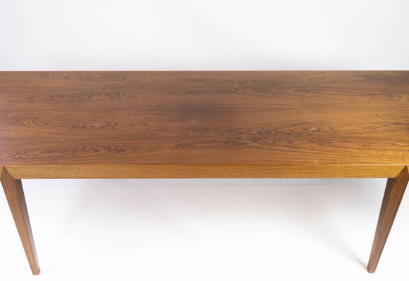 Coffee Table in Rosewood by Severin Hansen for Haslev Furniture, 1960s-UY-952748