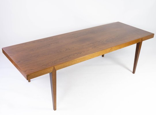 Coffee Table in Rosewood by Severin Hansen for Haslev Furniture, 1960s-UY-952748