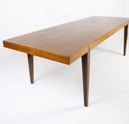 Coffee Table in Rosewood by Severin Hansen for Haslev Furniture, 1960s-UY-952748