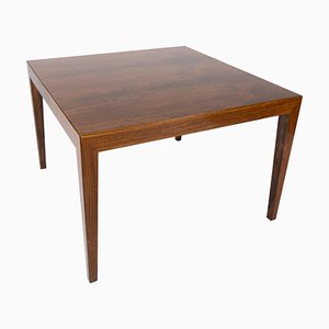 Coffee Table in Rosewood by Severin Hansen for Haslev Furniture, 1960s-UY-934846