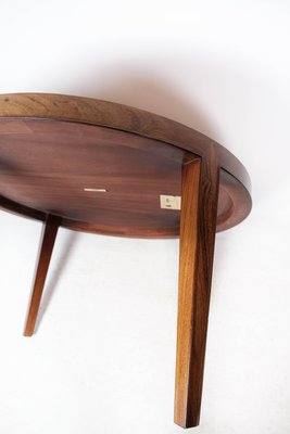 Coffee Table in Rosewood Designed by Severin Hansen for Haslev, 1960s-UY-999276