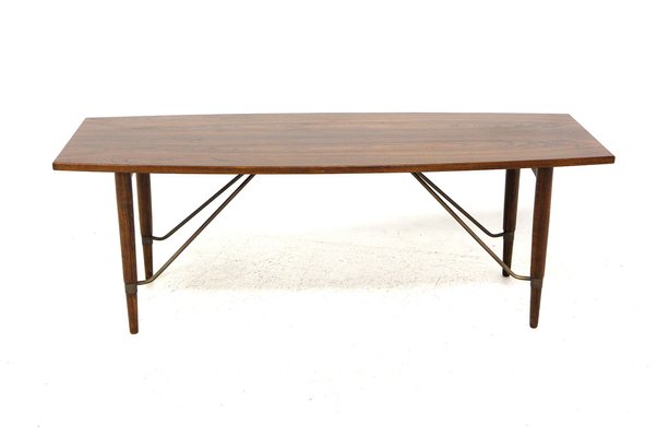 Coffee Table in Rosewood, Sweden, 1960s-GEK-1444784