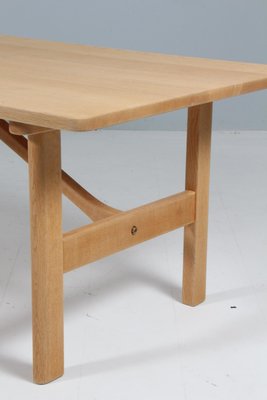 Coffee Table in Soap Treated Oak Model 268 attributed to Børge Mogensen for Fredericia, Denmark, 1960s-HJB-2028589