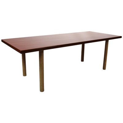 Coffee Table in Teak and Oak by Hans J. Wegner for Andreas Tuck, 1960s-UY-684010