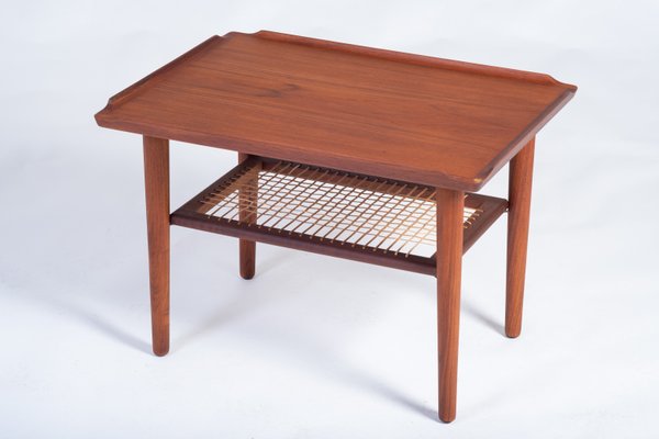 Coffee Table in Teak attributed to Holger George Jensen, 1960s-ZGQ-2040611