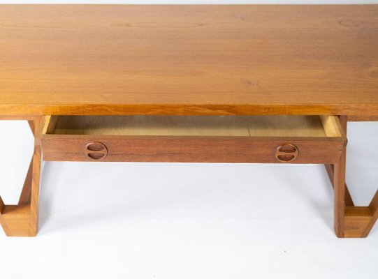 Coffee Table in Teak by Illum Wikkelsø, 1960s-UY-884656