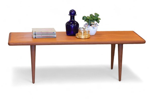 Coffee Table in Teak by Jacob Nielsen, Denmark, 1960s-BPJ-2024632