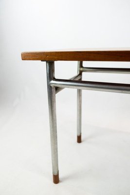 Coffee Table in Teak with Metal Legs by Hans J. Wegner, 1960s-UY-884661